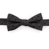 Mickey Mouse Pattern Black Bow Tie