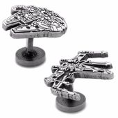 Millennium Falcon and X-Wing Cufflinks