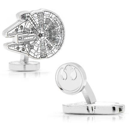 Millennium Falcon Blueprint Cufflinks