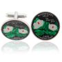 Mississippian Quarter Coin Cuff Links