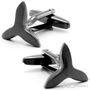 Mitsubishi Logo in Black Cufflinks