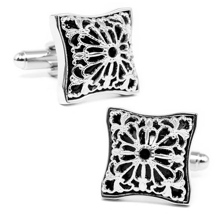 Moroccan Onyx Pyramid Cufflinks