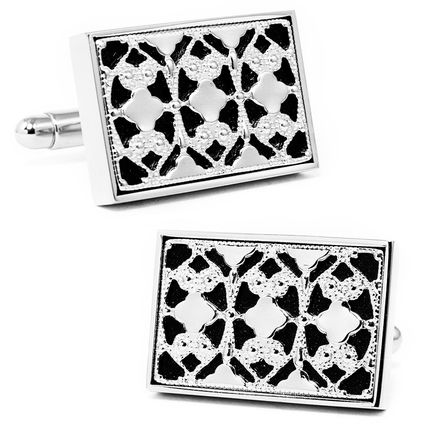 Moroccan Onyx Rectangle Cufflinks