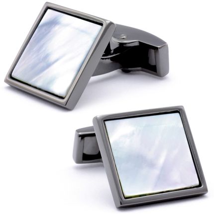 Mother Of Pearl Square Cufflinks