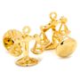Moving Parts Gold Scales of Justice Cufflinks