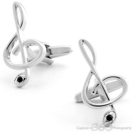 Music Clef Note Cufflinks