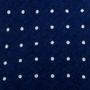 Navy and White Polka Dot Wool Tie