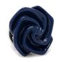Navy Blue Flower Lapel Pin