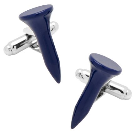 Navy Golf Tee Cufflinks