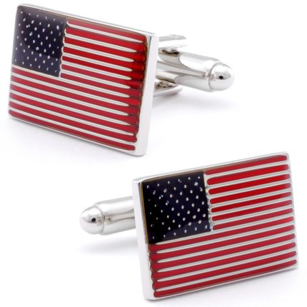 New American Flag Cufflinks