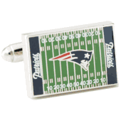 New England Patriots Field Cufflinks