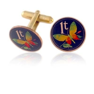 New Guinea Coin Cuff Links