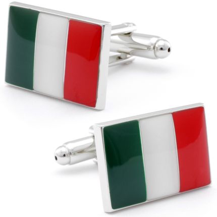New Italian Flag Cufflinks