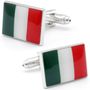 New Italian Flag Cufflinks