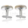 New Jefferson Nickel White Buffalo Cufflinks
