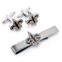 New Orleans Saints Cufflinks And Tie Bar Gift Set