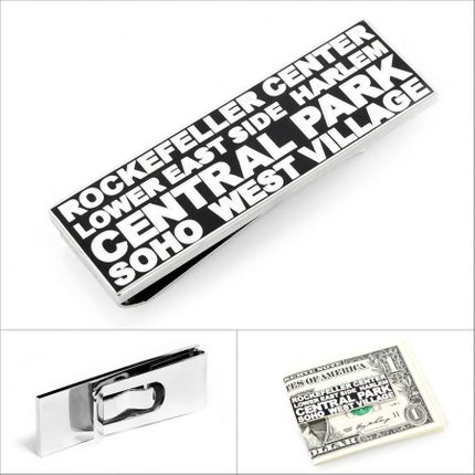 Silver New York City Money Clip