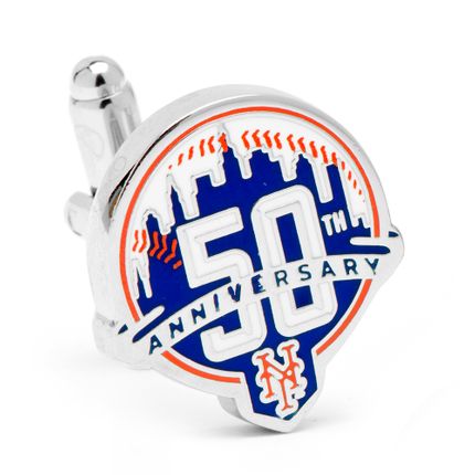 New York Mets 50th Anniversary Cufflinks