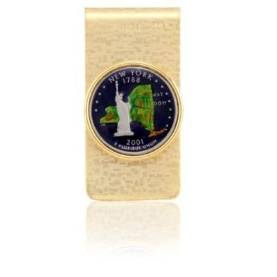 New York State Quarter Coin Money Clip