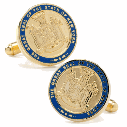 New York State Seal Cufflinks