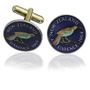 New Zealand Bird Coin Cuff Links