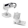 NFL Palladium Seattle Seahawks Cufflinks