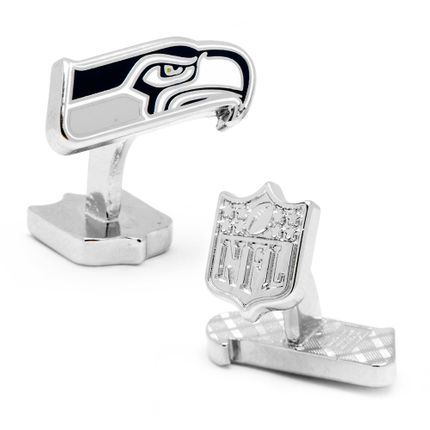 NFL Palladium Seattle Seahawks Cufflinks