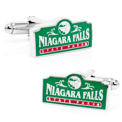Niagra Falls Sign cuflinks