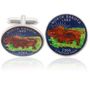 North Dakotan Quarter Coin Cuff Links