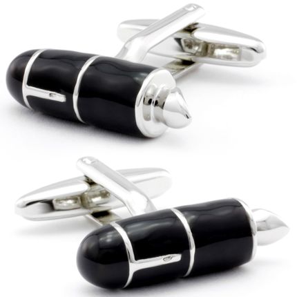 Novelty Black Pen Cufflinks