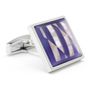 Ocean Depths Tile Inlaid Cufflinks