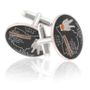 Ohioan Quarter Coin Cuff Links