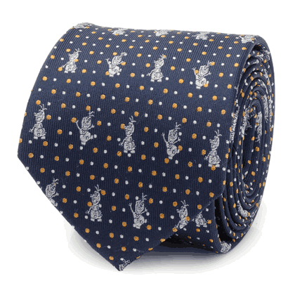 Olaf Dot Motif Men's Tie