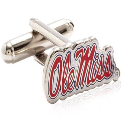 Ole Miss University Rebels Cufflinks