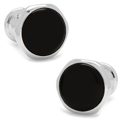 Onyx Magnetic Bloom Cufflinks