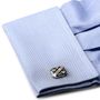 Onyx & MOP Ribbon Cufflinks