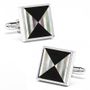 Onyx & MOP Tunnel Vision Cufflinks