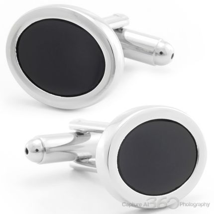 Onyx Mount Cufflinks
