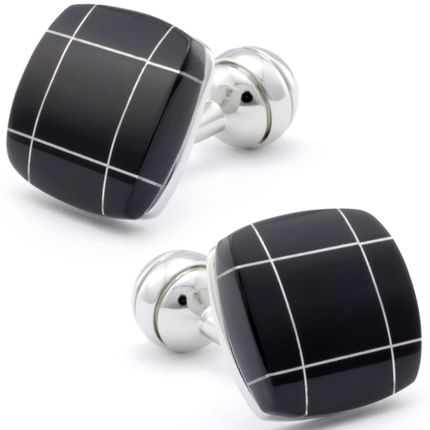 Onyx  Square Black Cufflinks