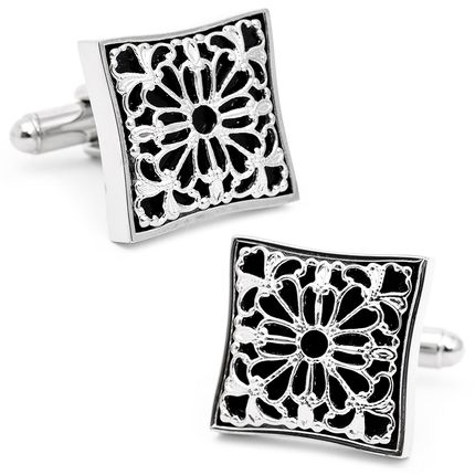 Onyx Square Cufflinks