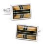 Onyx & Tigers Eye Cross Roads Cufflinks
