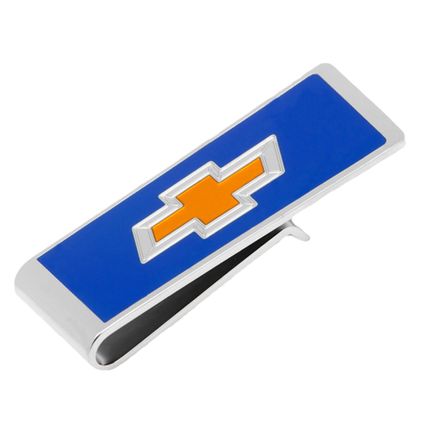Orange Chevy Bowtie Logo Money Clip