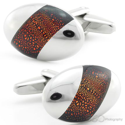 Orange Milky Way Cufflinks