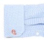 Orange Retro Paisley Cufflinks
