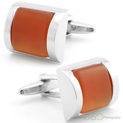 Orange Wraps Cufflinks