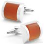 Orange Wraps Cufflinks