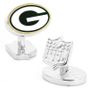 Palladium Green Bay Packers Cufflinks