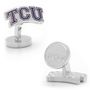 Palladium TCU Horned Frog Cufflinks