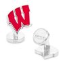 Palladium University Of Wisconsin Badgers Cufflinks