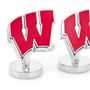 Palladium University Of Wisconsin Badgers Cufflinks